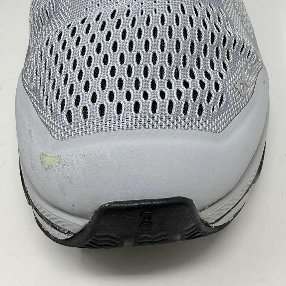 On Cloudsurfer Running Shoes Mens 10.5 Gray White Mesh Lightweight Sneakers - Picture 7 of 16